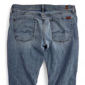 7 For All Mankind Jeans Men’s 36x36 Light Wash Bootcut Denim Made in Mexico